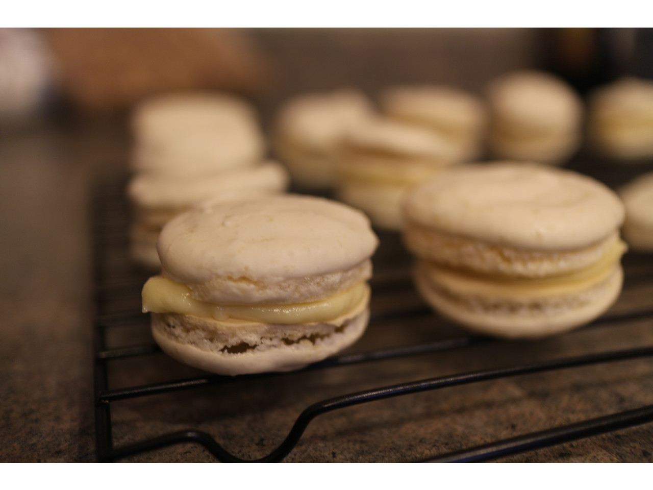 Homemade Simple Vanilla Macarons Recipe Elsie Hui