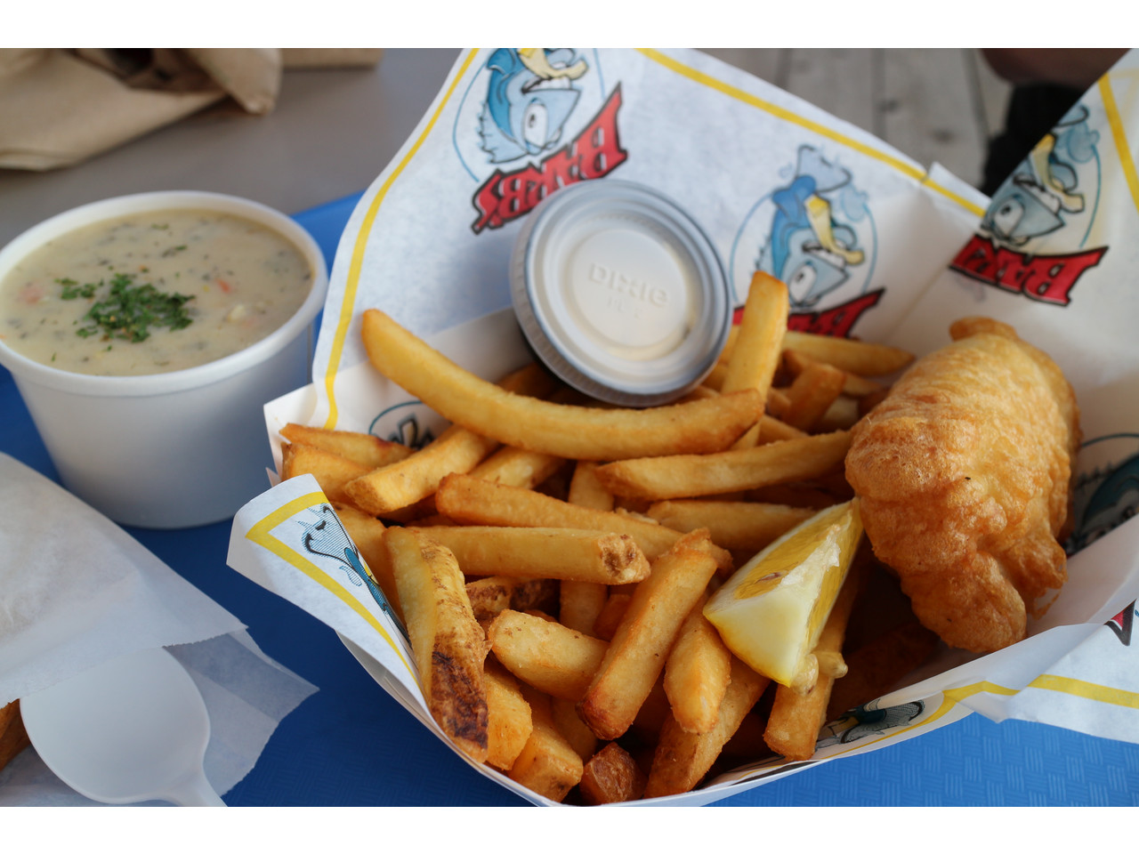 Barbs Fish and Chips Victoria, British Columbia Elsie Hui